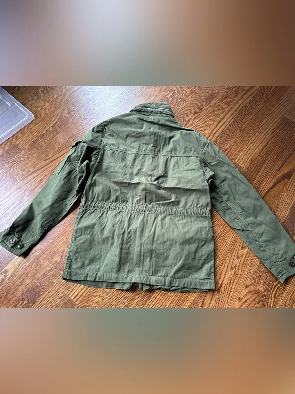J. Crew Olive Green Mechanic Military Field Jacket Small men